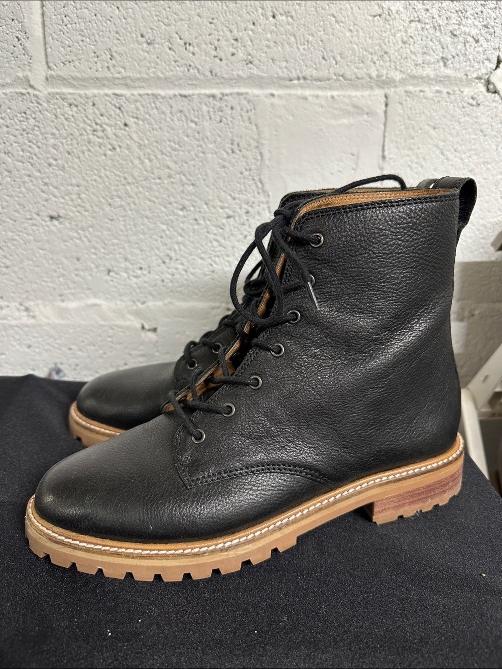 Madewell Black Leather Boots